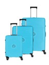 Travelite Sada cestovních kufrů Travelite Orbita S,M,L Turquoise