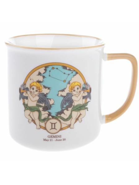 Casa de Engel Porcelánový hrnek, Zvěrokruh - blíženci, 460ml, 6/36