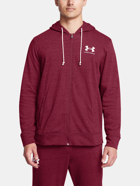 Under Armour Pánská mikina Under Armour UA Rival Terry LC FZ-RED