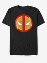 ZOOT.Fan Černé unisex tričko Marvel Deadpool Taco Face