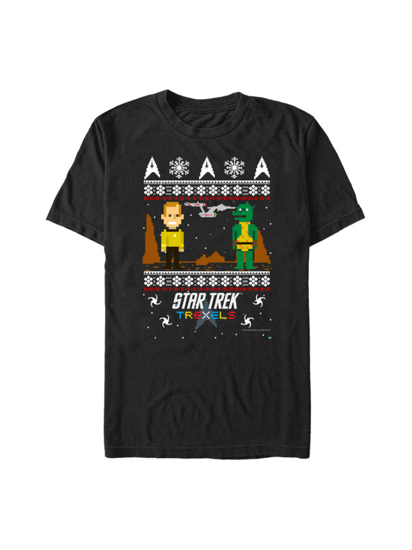 ZOOT.Fan Černé pánské tričko Paramount Gorn Sweater