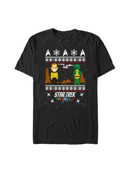 ZOOT.Fan Černé pánské tričko Paramount Gorn Sweater
