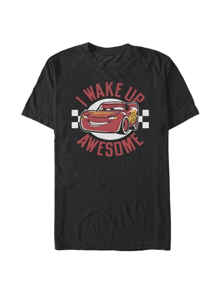 ZOOT.Fan Černé pánské tričko Pixar Wake Up Awesome