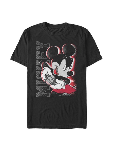 ZOOT.Fan Černé pánské tričko Disney Classics Mickey Gamer