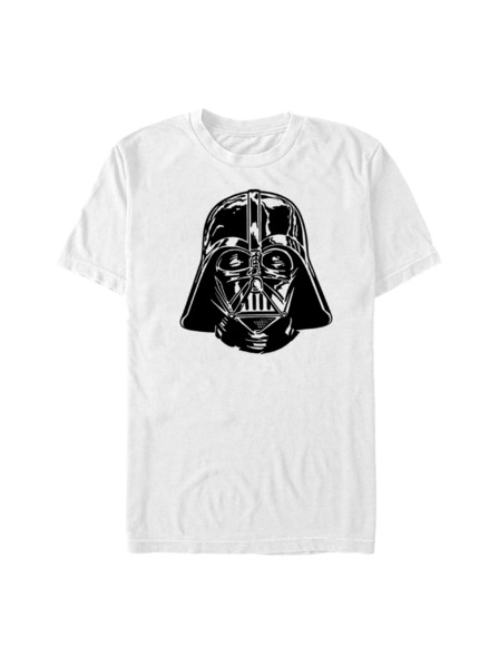 ZOOT.Fan Bílé pánské tričko Star Wars Darth Vader Face