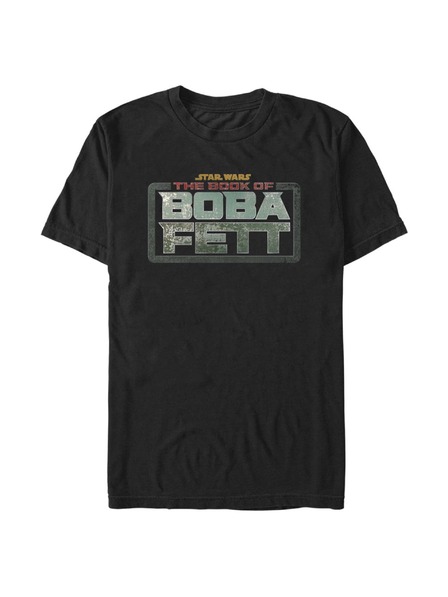 ZOOT.Fan Černé pánské tričko Star Wars Boba Fett Main Logo