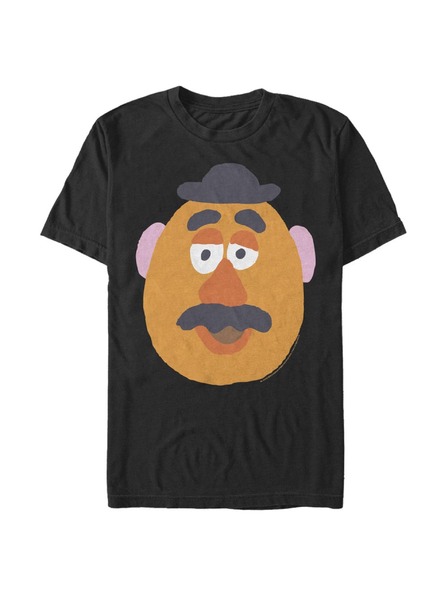 ZOOT.Fan Černé pánské tričko Pixar Mr. Potato Big Face