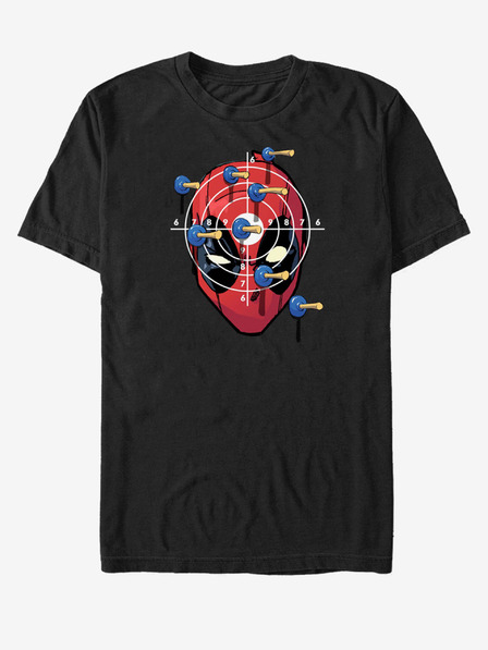 ZOOT.Fan Černé unisex tričko Marvel Target Practice