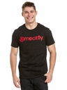 Meatfly Meatfly pánské tričko Joe Red/Black | Červená | Velikost S | 100% bavlna