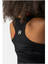Nebbia Sportovní slim-fit crop tílko 422 Black