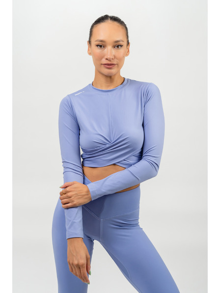 Nebbia Crop top s dlouhým rukávem ELEVATED 468