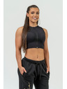 Nebbia NEBBIA Dámský crop top s vysokou podporou INTENSE Mesh 842 Nebbia
