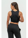 Nebbia NEBBIA Dámský crop top s vysokou podporou INTENSE Mesh 842 Nebbia