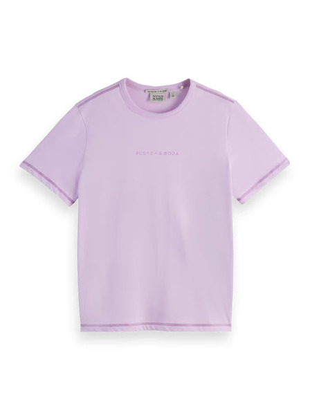 Scotch & Soda Světle fialové dámské tričko Scotch & Soda