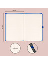 NOTIQUE NOTIQUE Notes Aprint, modrý, tečkovaný, 15 x 21 cm BAAGL