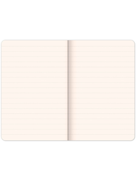 NOTIQUE NOTIQUE Notes Samet Plameňák, linkovaný, 13 x 21 cm BAAGL