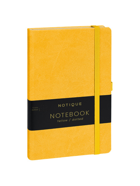 NOTIQUE NOTIQUE Notes Žlutý, tečkovaný, 13 x 21 cm