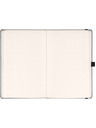 NOTIQUE NOTIQUE Notes Balacron, stříbrný, tečkovaný, 15 x 21 cm