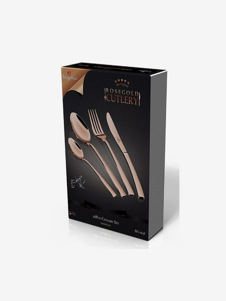 Berlingerhaus Sada příborů 16 ks nerez mirror Rosegold Metallic Line BERLINGERHAUS