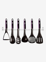 Berlingerhaus Kuchyňské náčiní s nástěnným držákem 7 ks Purple Eclipse Collection BERLINGERHAUS