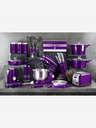 Berlingerhaus Sada nožů ve stojanu 6 ks Royal Purple Metallic Line Kikoza Collection BERLINGERHAUS