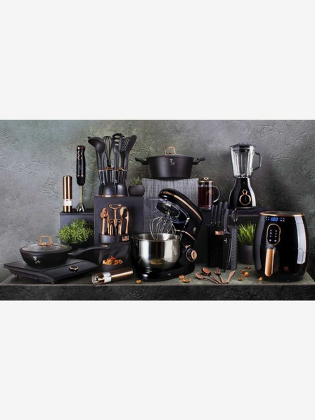 Berlingerhaus Kuchyňské náčiní ve stojanu sada BERLINGERHAUS Black Rose Collection (7 ks)