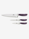 Berlingerhaus Sada tří nerezových nožů BERLINGERHAUS Purple Eclipse Collection