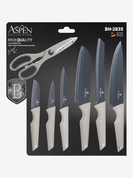Berlingerhaus Sada nožů s nepřilnavým povrchem 7 ks BERLINGERHAUS Aspen Collection