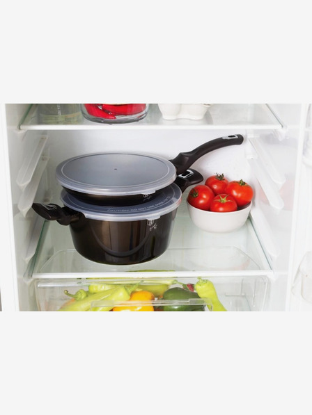 Berlingerhaus Kastrol s mramorovým povrchem 20 cm Shiny Black Collection 2 poklice BERLINGERHAUS