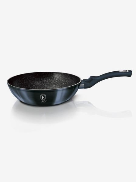 Berlingerhaus Pánev wok s mramorovým povrchem 28 cm BERLINGERHAUS Metallic Line Aquamarine Edition