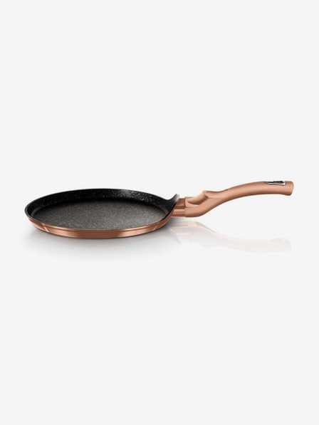 Berlingerhaus Pánev na palačinky s mramorovým povrchem 25 cm Rosegold Metallic Line BERLINGERHAUS