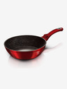 Berlingerhaus Pánev hluboká s mramorovým povrchem a poklicí 24 cm Burgundy Metallic Line BERLINGERHAUS