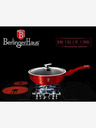 Berlingerhaus Pánev hluboká s mramorovým povrchem a poklicí 24 cm Burgundy Metallic Line BERLINGERHAUS