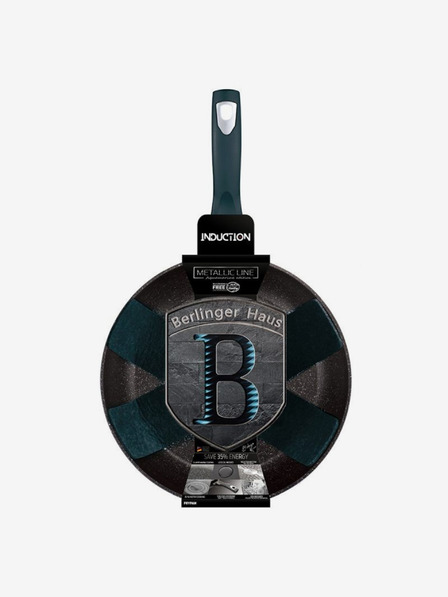 Berlingerhaus Pánev s mramorovým povrchem 28 cm BERLINGERHAUS Metallic Line Aquamarine Edition