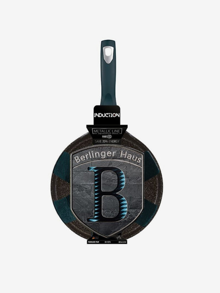 Berlingerhaus Pánev na palačinky s mramorovým povrchem 25 cm BERLINGERHAUS Metallic Line Aquamarine Edition