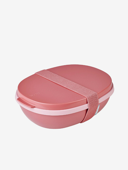 Mepal Starorůžový jídelní box Mepal Ellipse Duo Vivid
