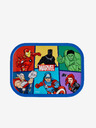 Mepal Modro-červený svačinový box pro děti Mepal Campus Avengers