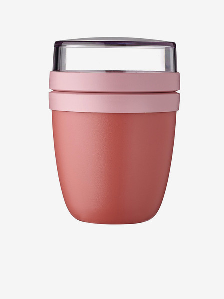 Mepal Růžový jídelní box Mepal Ellipse Mini 300 + 120 ml