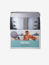 Mepal Světle modrý svačinový box se sítkem Mepal Ellipse (600 ml)