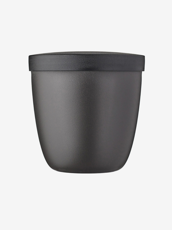 Mepal Černý svačinový box Mepal Ellipse 500 ml