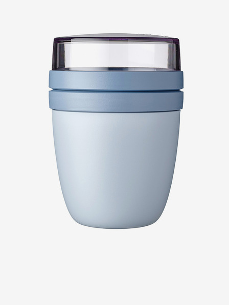 Mepal Světle modrý jídelní box Mepal Ellipse Mini 300 + 120 ml