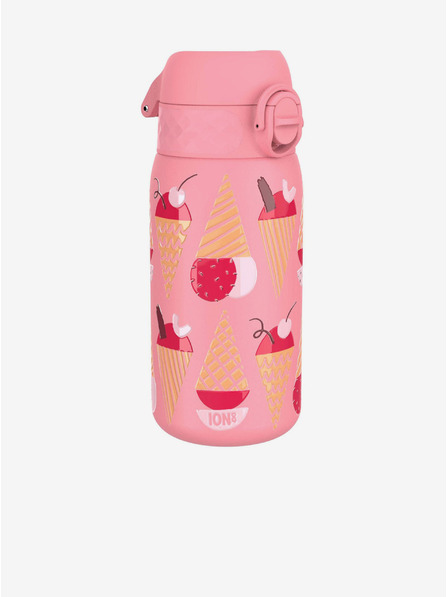 ION8 Růžová vzorovaná nerezová lahev Ion8 Leak Proof Ice Creams (400 ml)