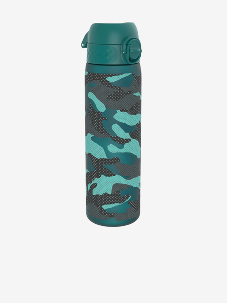 ION8 Tmavě zelená vzorovaná lahev Ion8 Leak Proof 500 ml