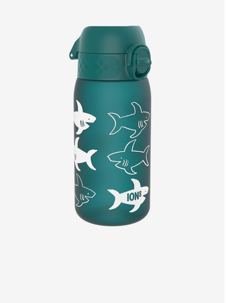 ION8 Petrolejová vzorovaná lahev Ion8 Leak Proof Shark (350 ml)