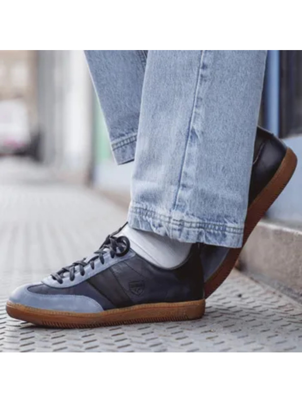 BOTAS *** Pánské kožené tenisky / botasky modré Botas Iconic