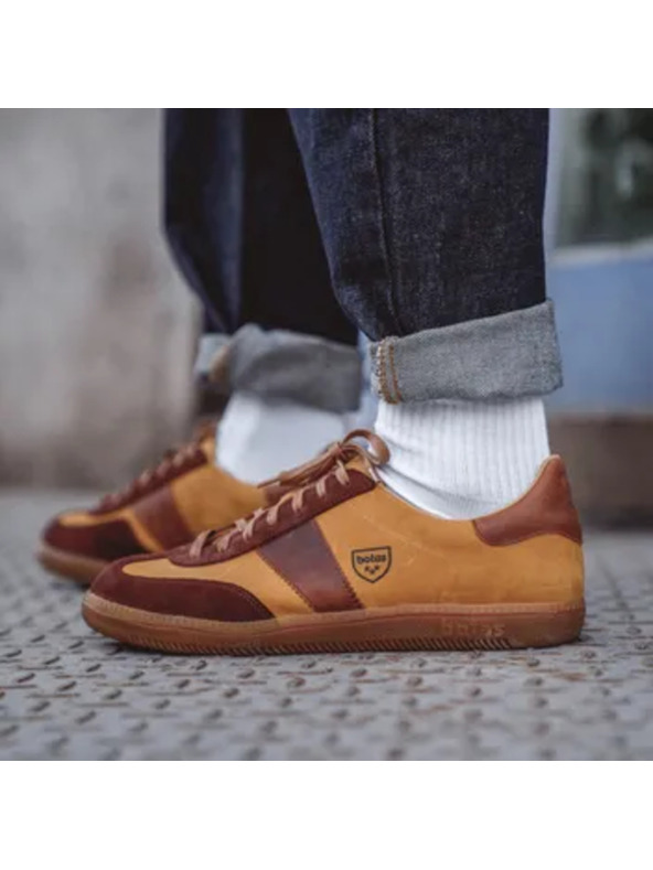 BOTAS *** Pánské kožené tenisky / botasky Botas Iconic Caramel