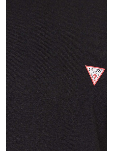 Guess Jeans Pánské černé slim fit triko Core jblk Guess jeans