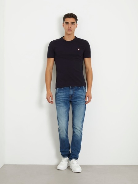 Guess Jeans Pánské tmavě modré slim fit triko G7V2 Guess jeans