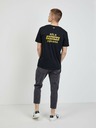 DOBRO Černé unisex tričko s potiskem DOBRO. pro Viki