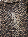 Sofie Schnoor Béžovo-hnědá dámská bunda s leopardím vzorem Sofie Schnoor